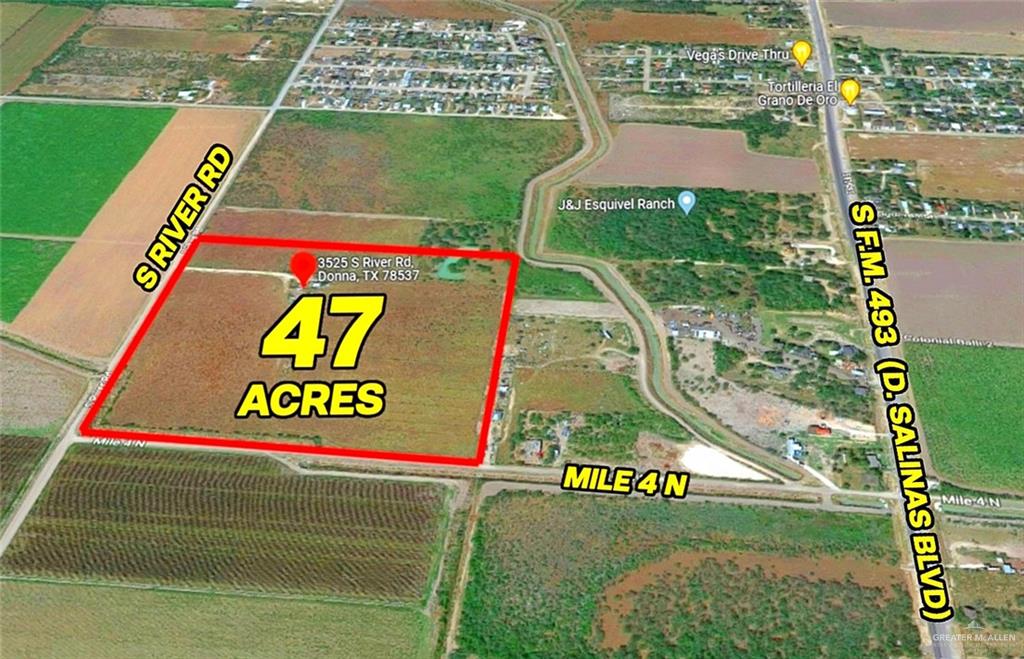 Land home at 3525 River Road, Donna, Texas