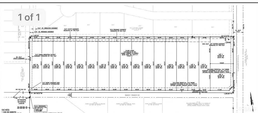 Land home at Lot 15 Lorena Court, Donna, Texas