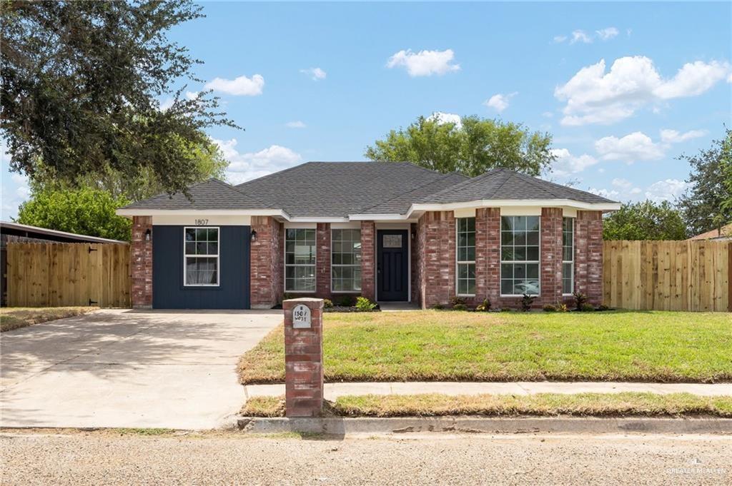 Single Family home at 1807 15 1/2 Street, Mission, Texas