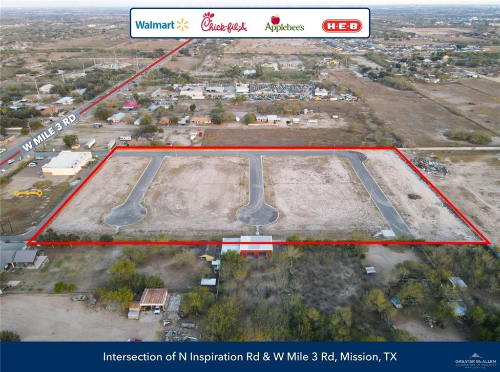 Land home at 1709 41 1/2 Street, Mission, Texas