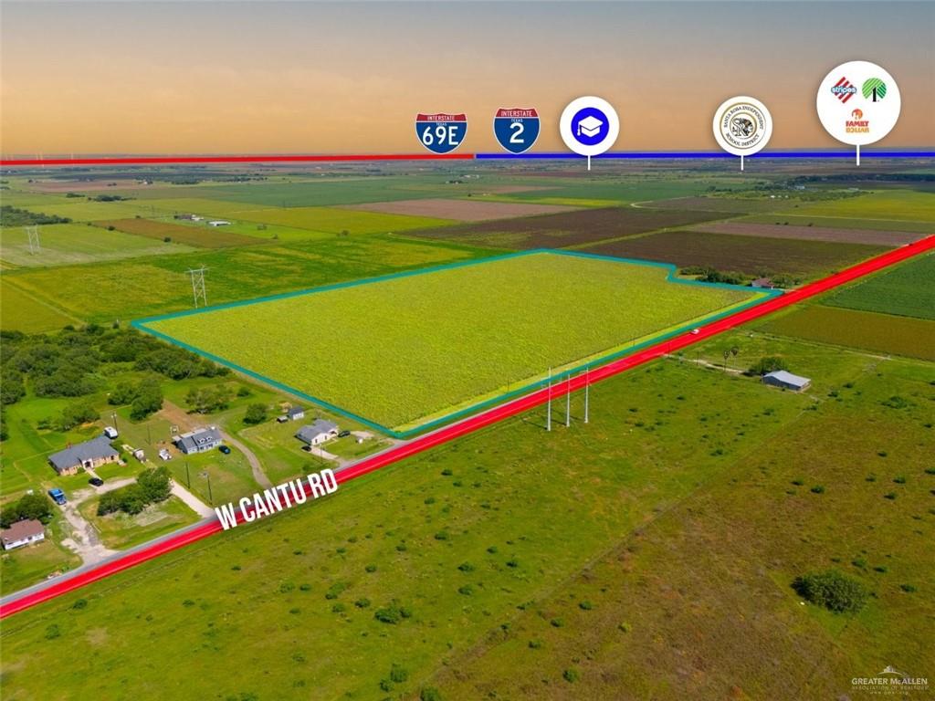 Land home at 1 Cantu Road, Santa Rosa, Texas