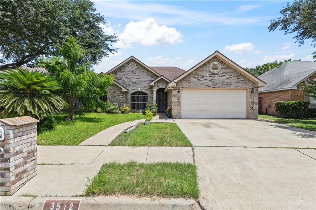 Single Family home at 3512 Warbler Avenue, McAllen, Texas