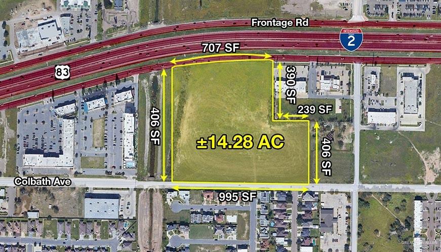 Land home at 83 Frontage Road, McAllen, Texas
