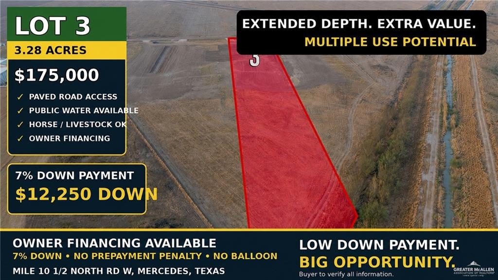 Land home at 3 Mile 10 1/2 North Road, Mercedes, Texas