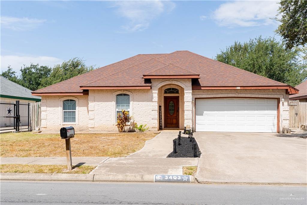 Single Family home at 3403 Amaretto Drive, Pharr, Texas