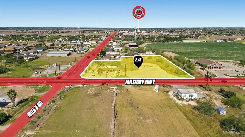 Land home at 121 Military Highway, Progreso, Texas