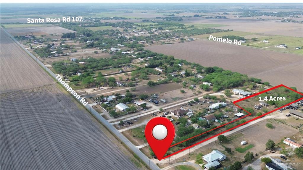 Land home at 20638 Thompson Road, Santa Rosa, Texas
